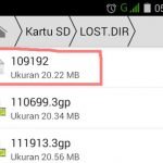 Cara menemukan file yang hilang pada memory card android