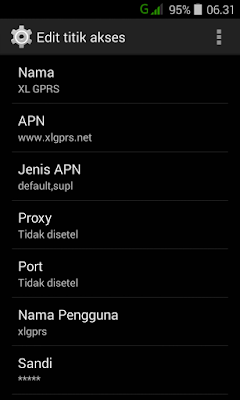 Access Point Name jaringan seluler