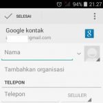 Cara menyimpan atau mencadangkan kontak telepon di server gmail