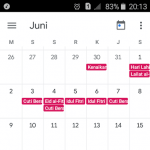 Cara membuat kalender di smartphone dengan tanggal merah (hari libur nasional)