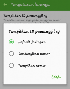 Cara menyembunyikan Nomor Ponsel saat menelpon seseorang