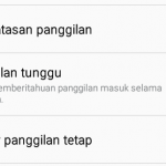 Cara membuat Panggilan Masuk Menunggu saat kita sedang melakukan Panggilan Lain